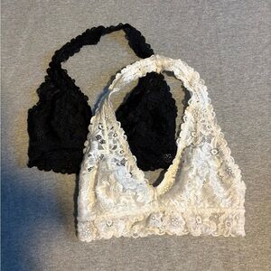 Altar'd State Black and White Lace Bandeaus